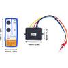 Dump Trailer Remote Kit-Winch Remote Control Kit, 12V Electric Winch Remote Control System Transmitter Receiver Kit Replacement for Truck ATV SUV