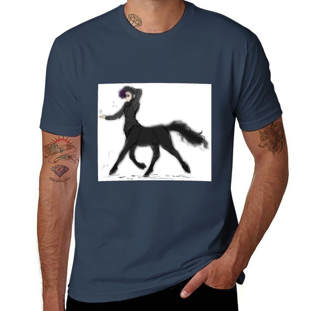 Centaur Virgil Tshirt Casual Graphic Print Tee