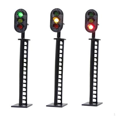 1:87 HO Scale Train Model Signal Lamps Ornament Miniature Micro Landscape Building