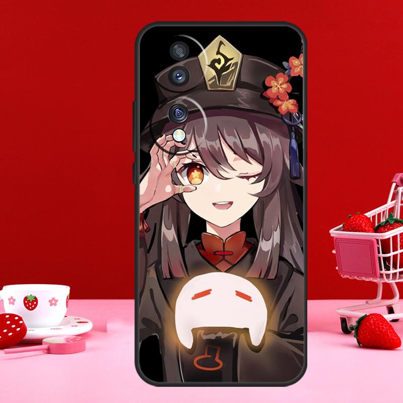 Genshin Impact Hutao For Honor X9b X8b X8a X9a X6a X7a X6 X7 X8 X9 Honor 90 70 50 Magic 5 Lite Magic 6 Pro Case