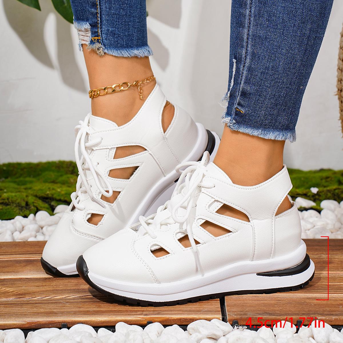 Baotou Shoes - Breathable Shoes, Sandals, Thick-soled Shoes, Women s Shoes 36 белый