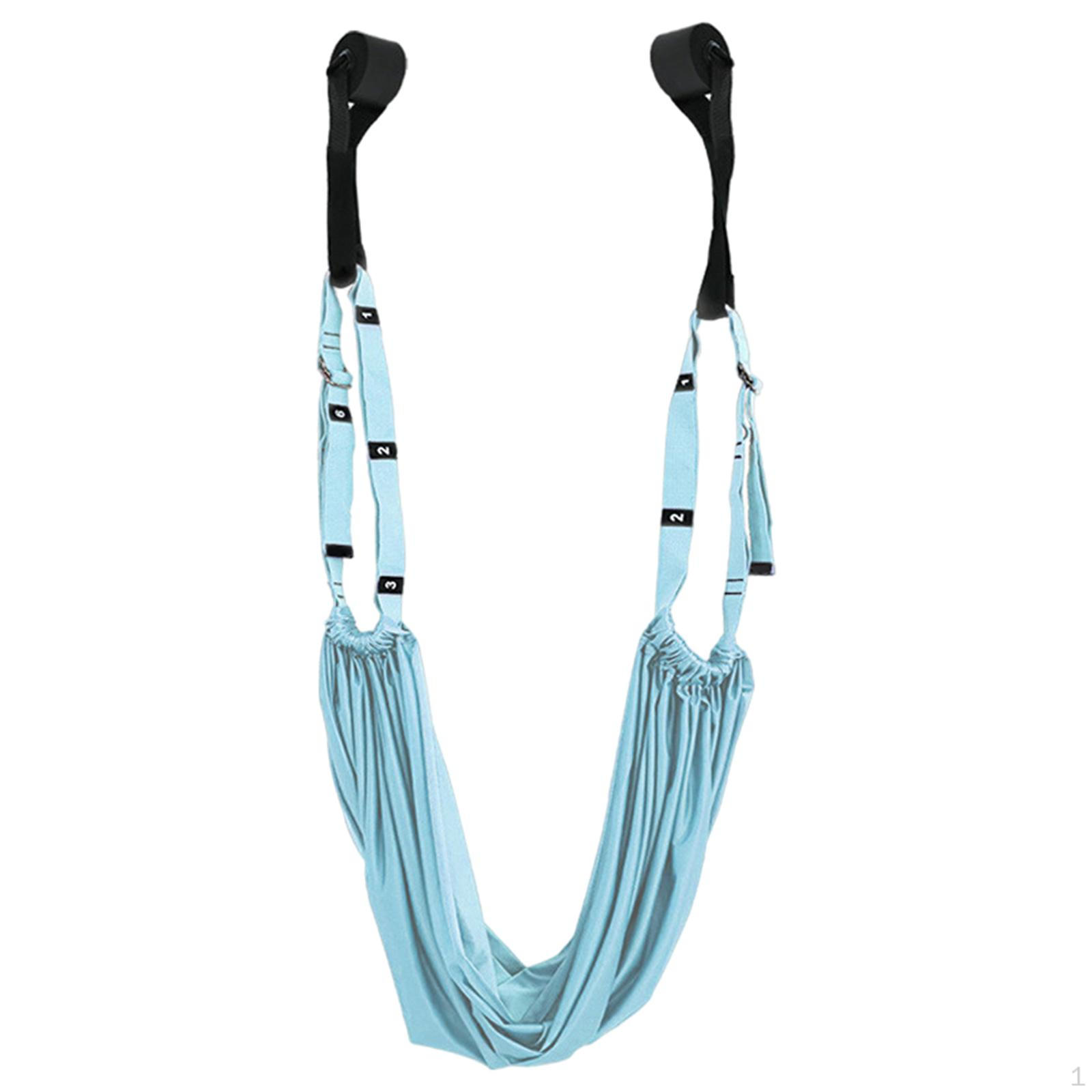 and swing Yoga Hammock Exercise Fitness Gym Inversion Tool Blue