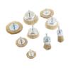 9Pcs Drill Wire Brush Wheel End Cup 14in Hex Shank Accessory Set Kit for Wood Metal
