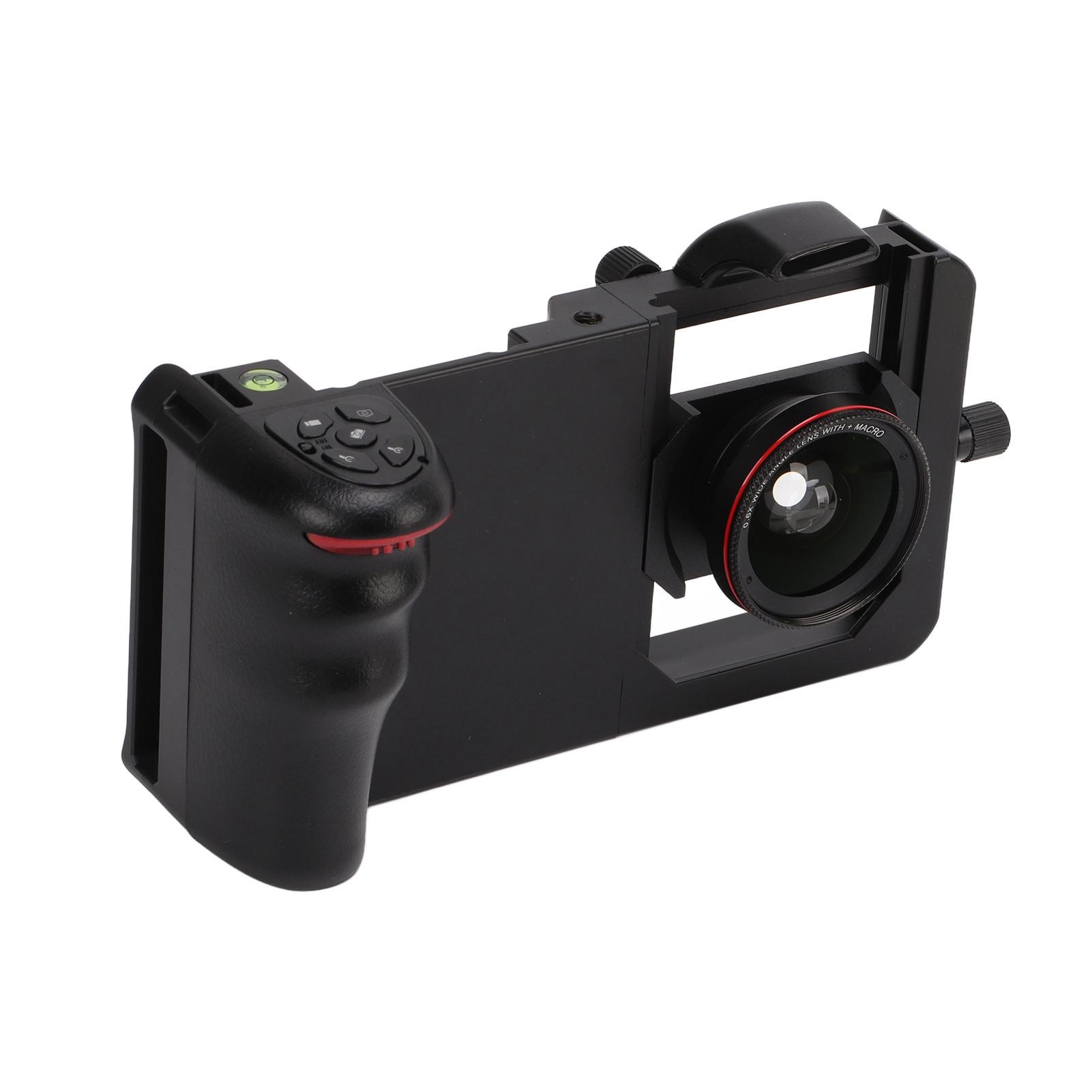 

Видеоустановка для телефона, портативный стабилизатор камеры смартфона, универсальная поддержка с широкоугольным макро 2 дюйма