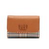 Brown Check Color Match Wallet Dcwa0f624w2