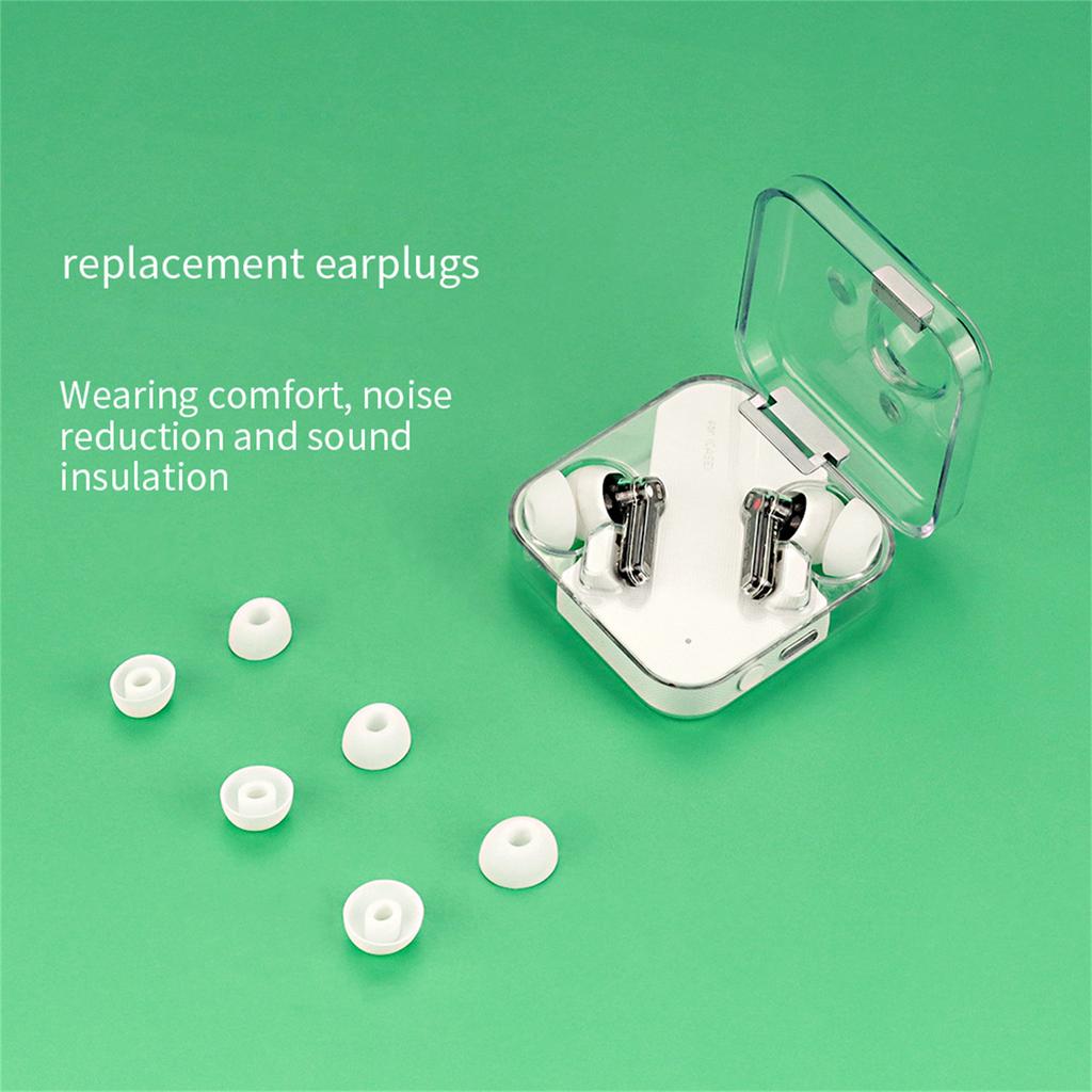 General Silicone Ear Tip set Comfortable Earbud Tip Enhances listen with Silicone Ear Tip for Earbud Ear(a)