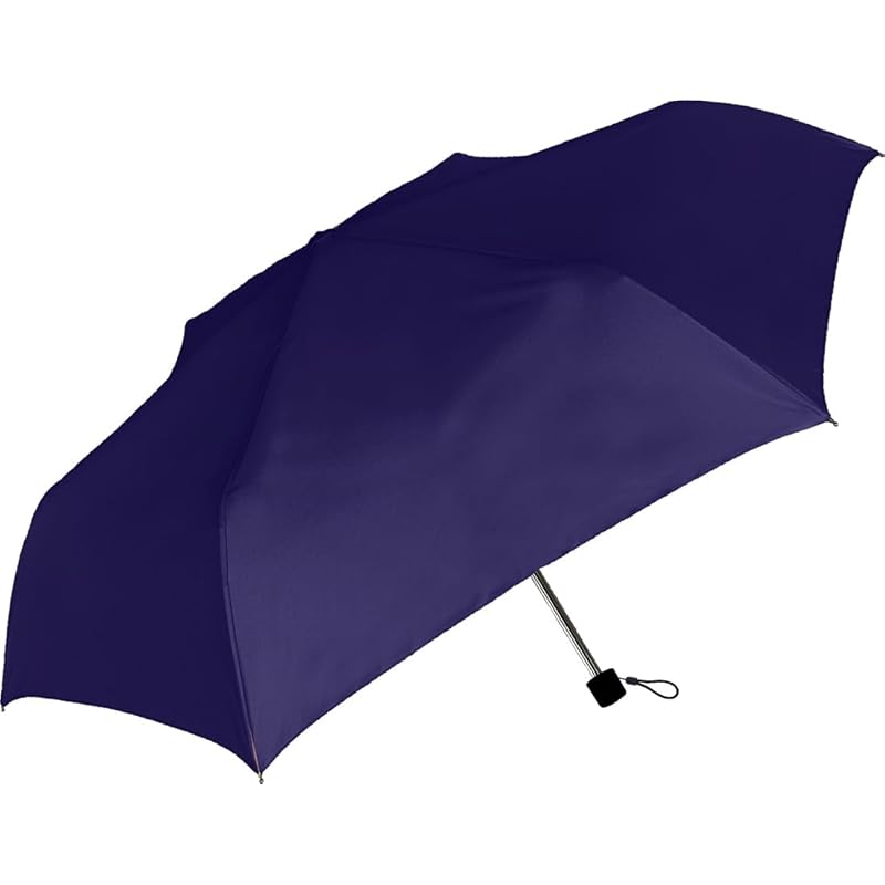 

Nakatani Natural Basic Folded umbrella for rain or shine UV all weather navy [944-002] Hand open Rib size: 55cm Black coating processing Wind