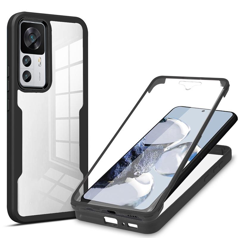 For Redmi 13C 360 Full Body Protector Transparent Case For Redmi 11A For Redmi 12 12C Silicone Clear Shockproof Phone Cover
