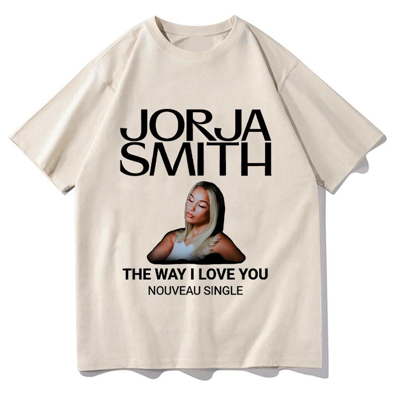 Jorja Smith The Way I Love You Graphic Tshirts Cotton Tshirts Unisex Streetwear Hip Hop Cotton Loose UnisexWomen T Shirts Clothes