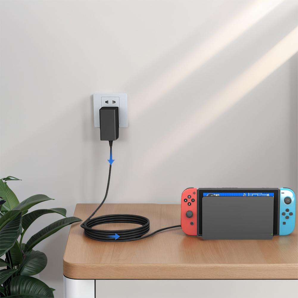 Portable Dock Charger Type-C Power Adapter Overload Protection Charger Dock for Nintendo for Switch