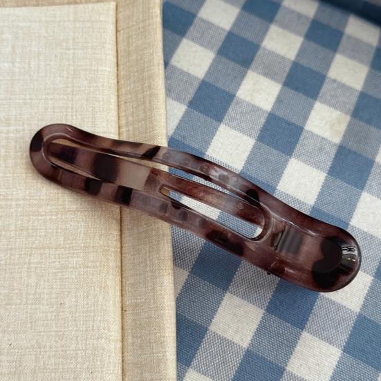 Kunststoff Haarspange Rutschfeste Zähne Transparente Rückseite Haarkralle Hairstyle-Werkzeug Tägliches Tragen Reise Haaraccessoires