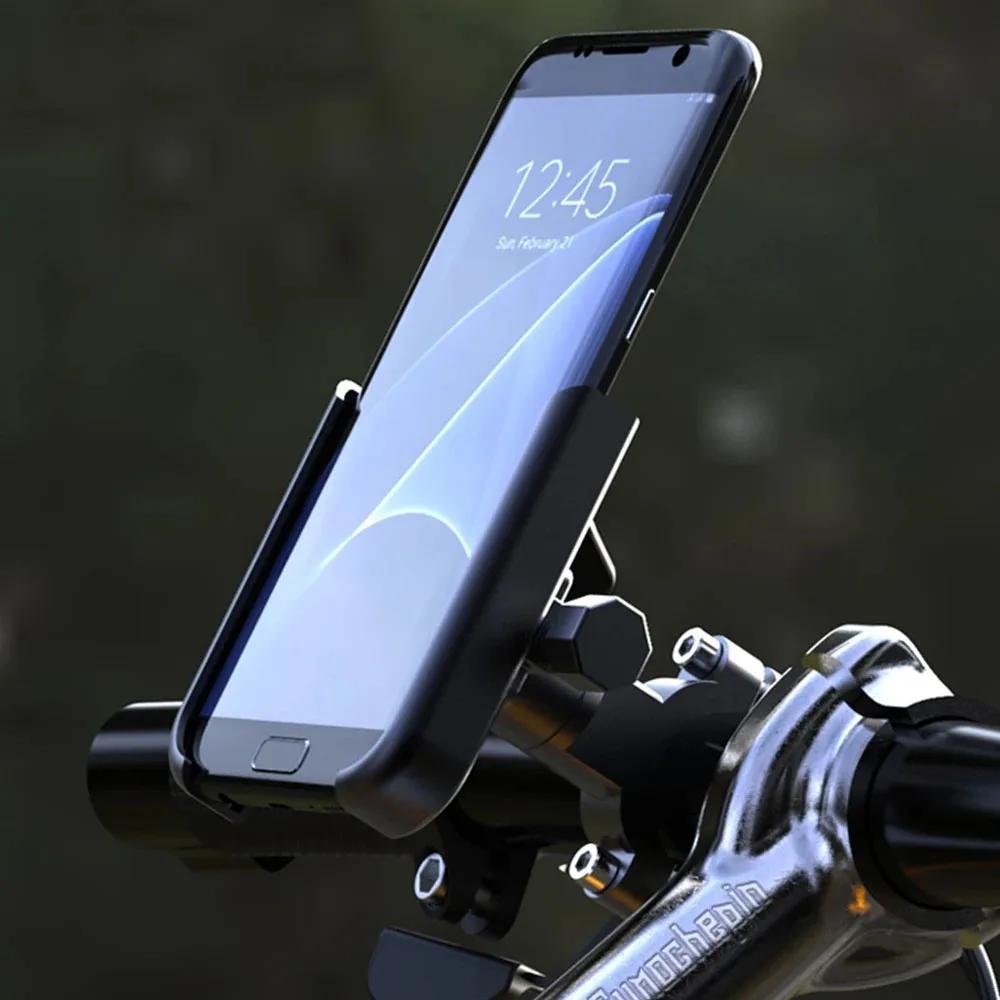 Motorcycle CNC Accessories Aluminum Handlebar Rearview Mobile Phone Holder GPS Stand Bracket For HONDA SH125 SH125i SH 125 125i