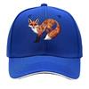 Autumn Leaf Patterned Fox Home Decor Hip Hop hat Fashion Outdoor Sports Sandwich Baseball Cap