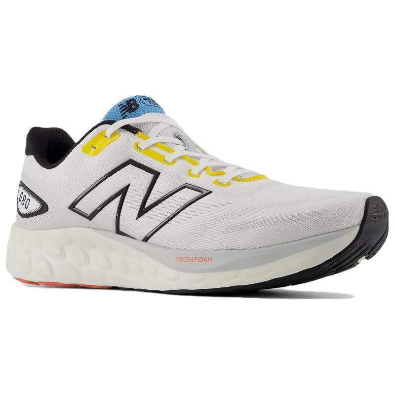 New Balance Fresh Foam 680v8 'White Ginger Lemon' Sneakers M680LW8
