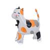 1 Pack of Wheeled Calico Cat Aluminum Foil Balloons, Suitable for Birthday Parties, Animal-Themed Birthdays, and Themed Party Decorations
