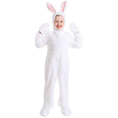 Süßer Plüschhasen-Einteiler für Kinder, Halloween-Pyjama für Bühnenauftritte