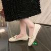 French Xiaoxiangfeng spring women's single shoes, shallow bows, and a pedal? Strive to match the skirt with a flat bottom, retro ladyshoes.