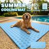 Alfombrilla y Cama Refrigerante de Verano para Mascotas 2025 Mejoradas Tejido Absorbente de Sudor Disponible en 5 Tamaños para Mascotas Pequeñas, Medianas y Grandes