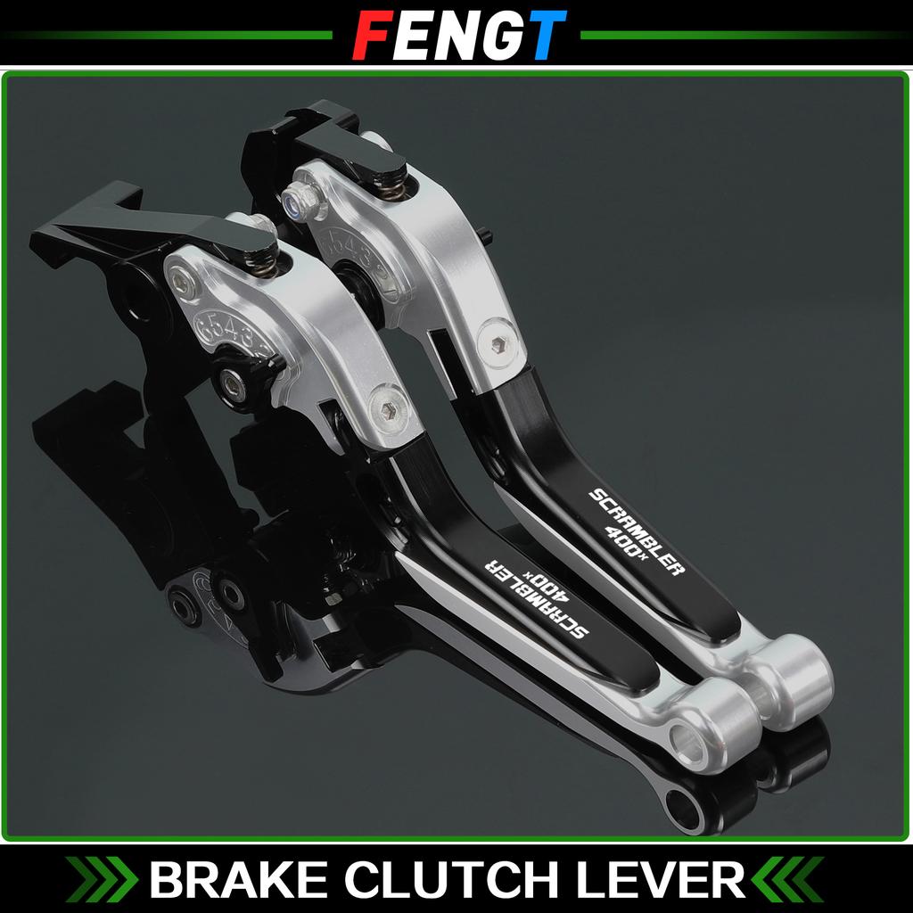 For Speed 400 Scrambler 400X Motorcycle Scrambler400x Speed400 CNC Adjustable Handle Brake Lever Extendable Clutch Levers