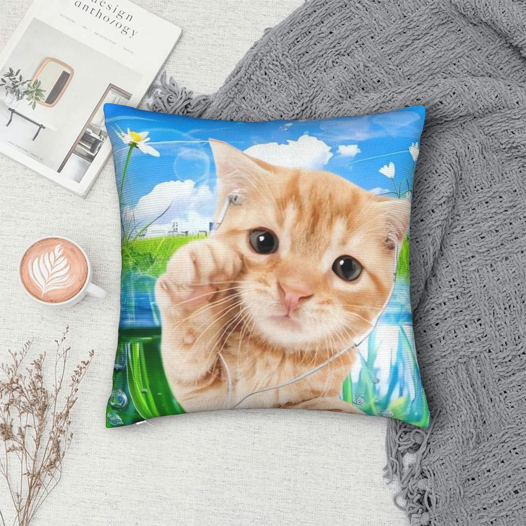 Frutiger Aero Art Pillow Case Print Pillow Cover For Sofa Home Decoration Novelty Pillowcases