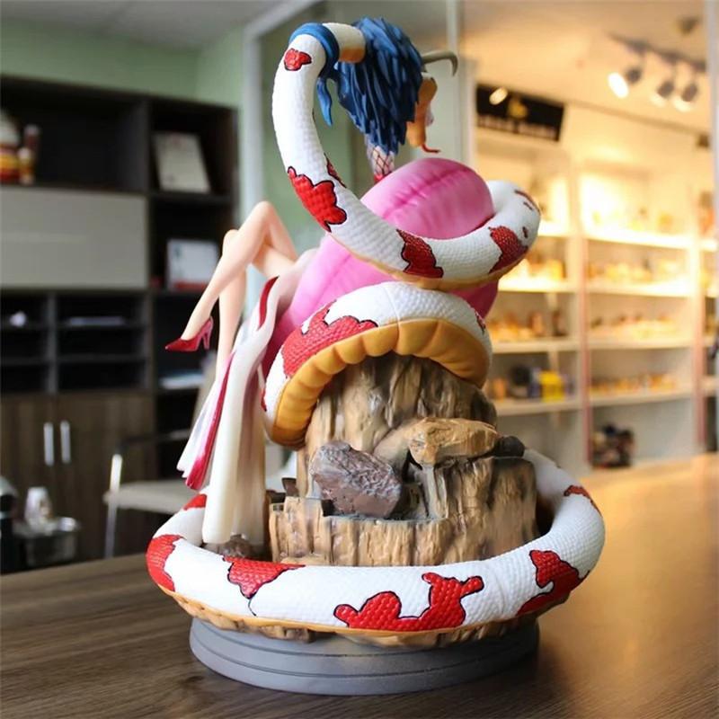 One Piece Snake Pattern Pvc Resin Model Boa Hancock Figure Snake Princess Gk Statue Trendy Anime Collectible Decorative Toy Gift