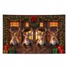 Christmas Door Cover, 189 84 Inch Holiday with and Design