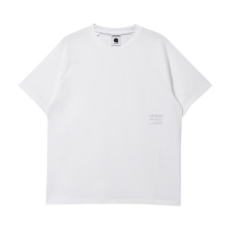 JACK&JONES Men's Letter Print Short Sleeve T-Shirt