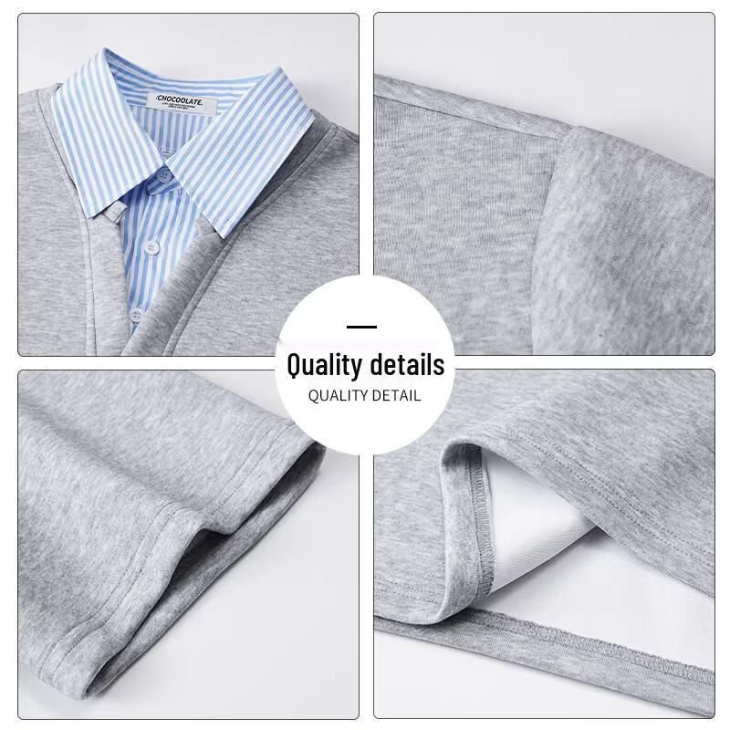 :CHOCOOLATEit Men's Casual Loose Fit Polo T-Shirt