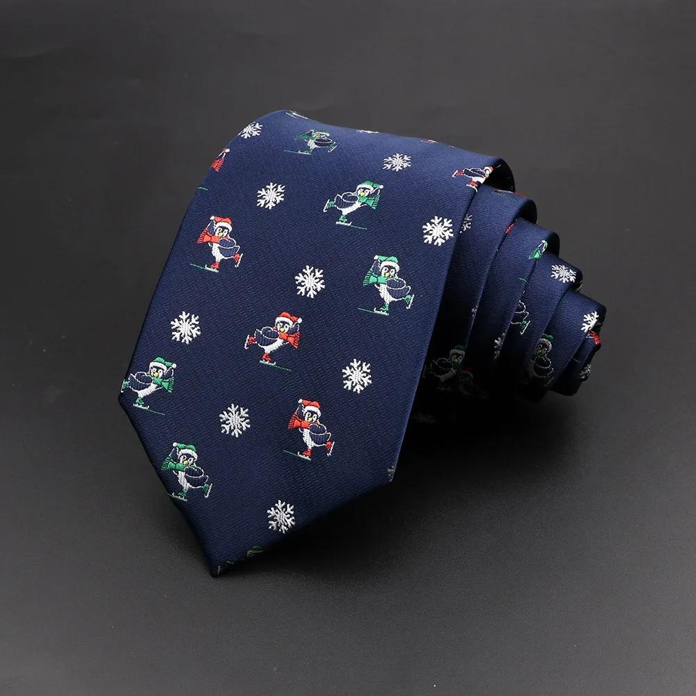 Hallmark Holiday Traditions Mens Neck Tie Santa Christmas Silk Usa