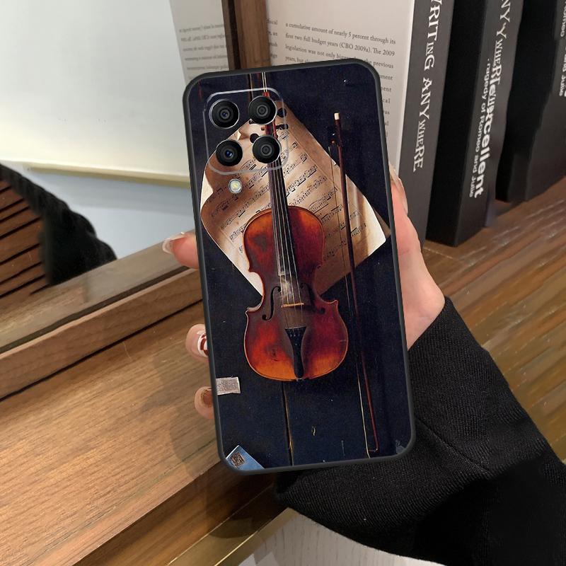 Music Violin Case For Samsung Galaxy M13 M53 M51 M31 M11 M14 M34 M54 M12 M32 M52 M16 M36 M56 M15 M35 M55