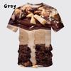 Sweetie Cherry Cake Graphic T Shirt For Men Clothing Unisex 3D Print Fruit