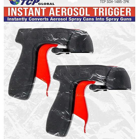 

Instant aerosol trigger handle (pack of 2), instantly convert the spray can into a spray gun