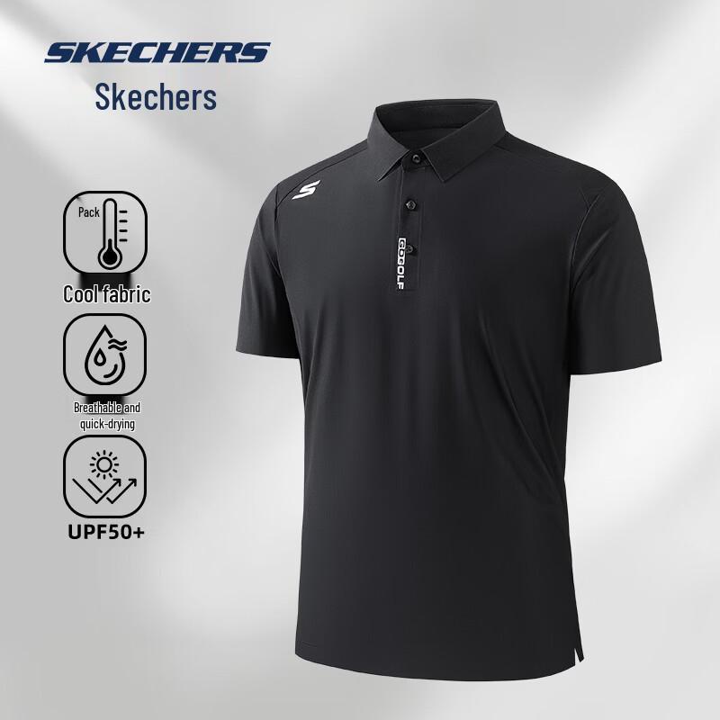 Skechers Men s Cooling Sun Protection Quick-Dry Polo Shirt 3XL