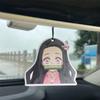 Demon Slaye Air Freshener Tanjirou Nezuko Car Home Creative Aroma Difusers In-Car Room Deodorant Perfume Pendant for Party Gifts