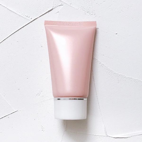 Pearlescent Pink 60ml PE Soft Tube for Facial Cleanser & Makeup Remover Gel
