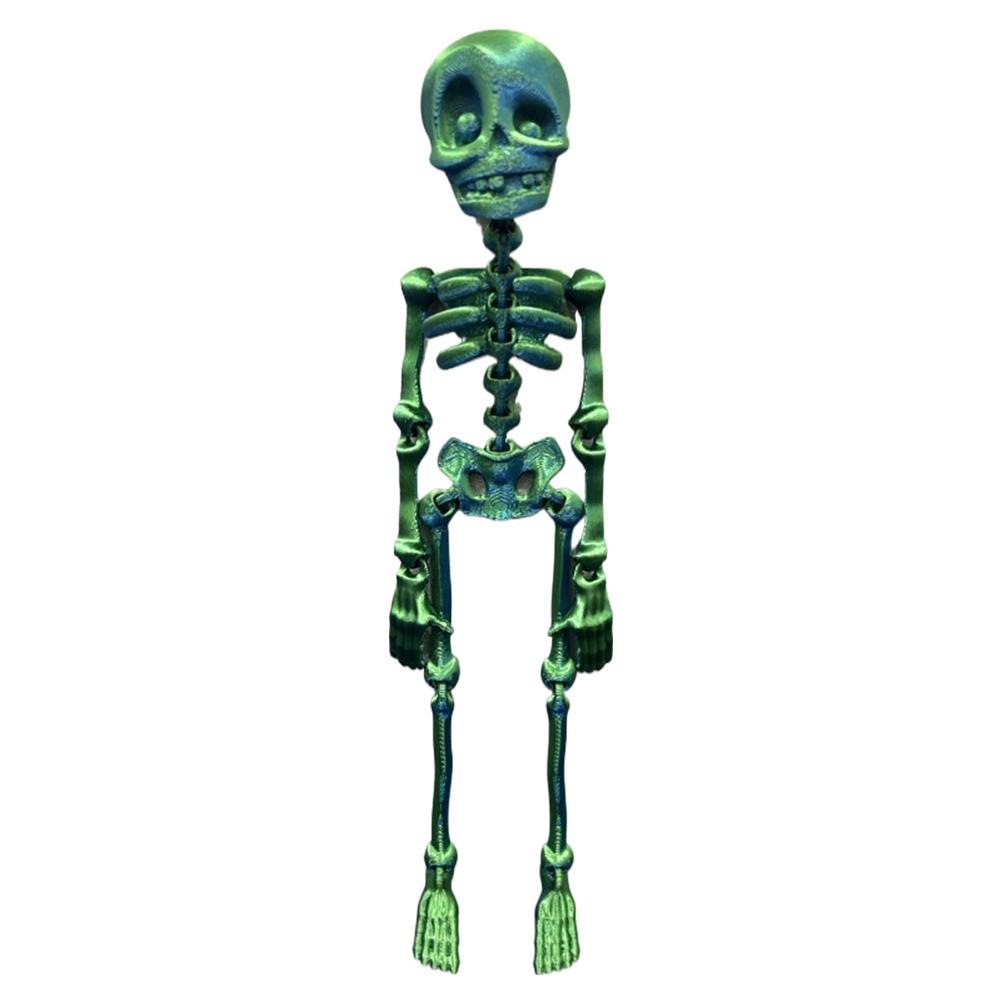 Mini Colorful Skeleton Fridge Magnets Funny Halloween Bone Decor Magnetic Toys Refrigerator Home Halloween Party Decoration