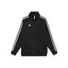 adidas Sweatshirts Unisex Black With White Stripes Stand Collar Moderate Other TR30JR-BW-
