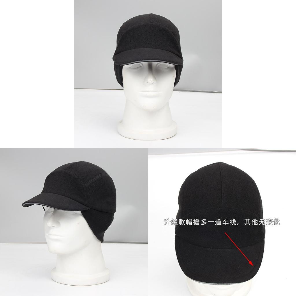 Fleece Baseball Cap With Reflective Features For Running And Winter Men Women