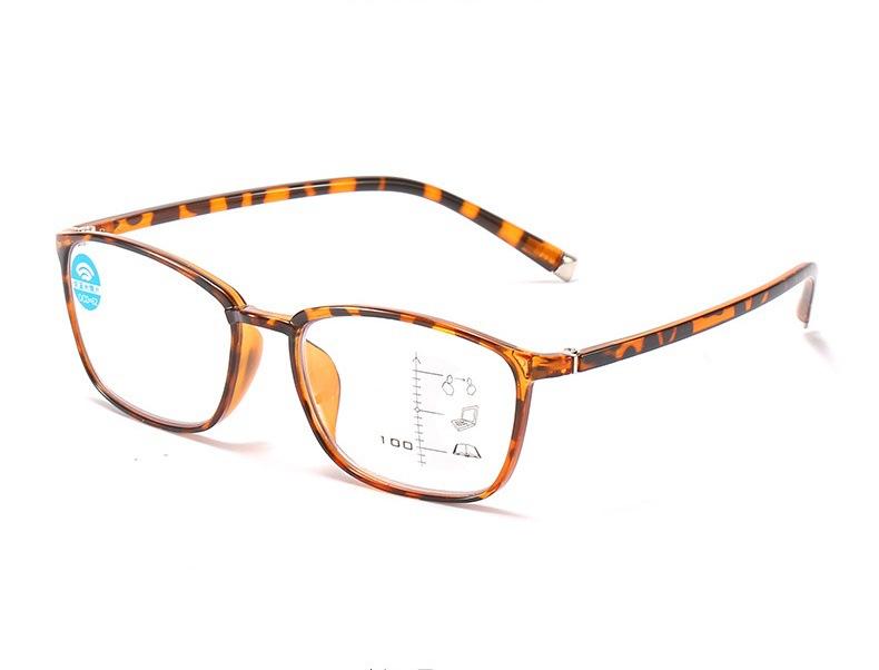 Color-Changing Reading Glasses Anti-Blue Light Look Far And Near Smart Zoom Reading Glasses Women'S Multi-Focus Far And Near Dual-Use
