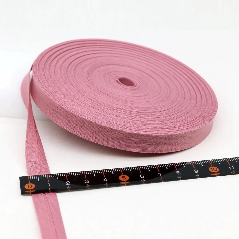 12mm(1/2") Narrow Ironed Single Folded Cotton Solid Color Bias Binding Tape Diy Ribbon Garment Quilt Craft Sewing Accessories