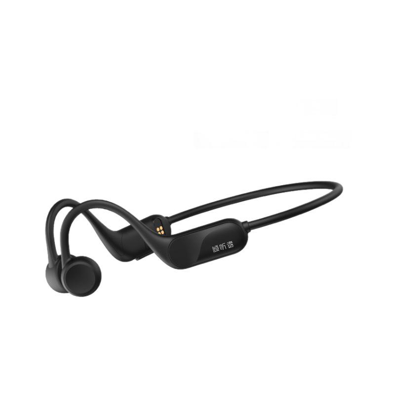 Y12 Bone Conduction Bluetooth Earphones: Waterproof, Non-In-Ear, with Card Slot for Sports, Swimming, and Running.