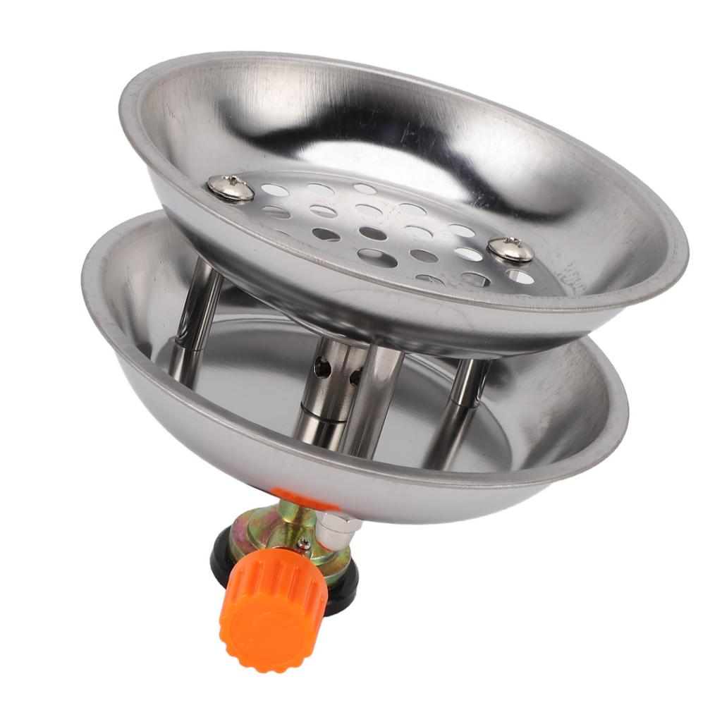 Stove Charcoal Burner Stainless Steel Slick Finish High Temperature Proof Outdoor Furnace Charcoal Starter for Camping