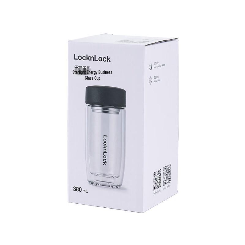LocknLock Double-Walled Glass Tea Infuser Tumbler