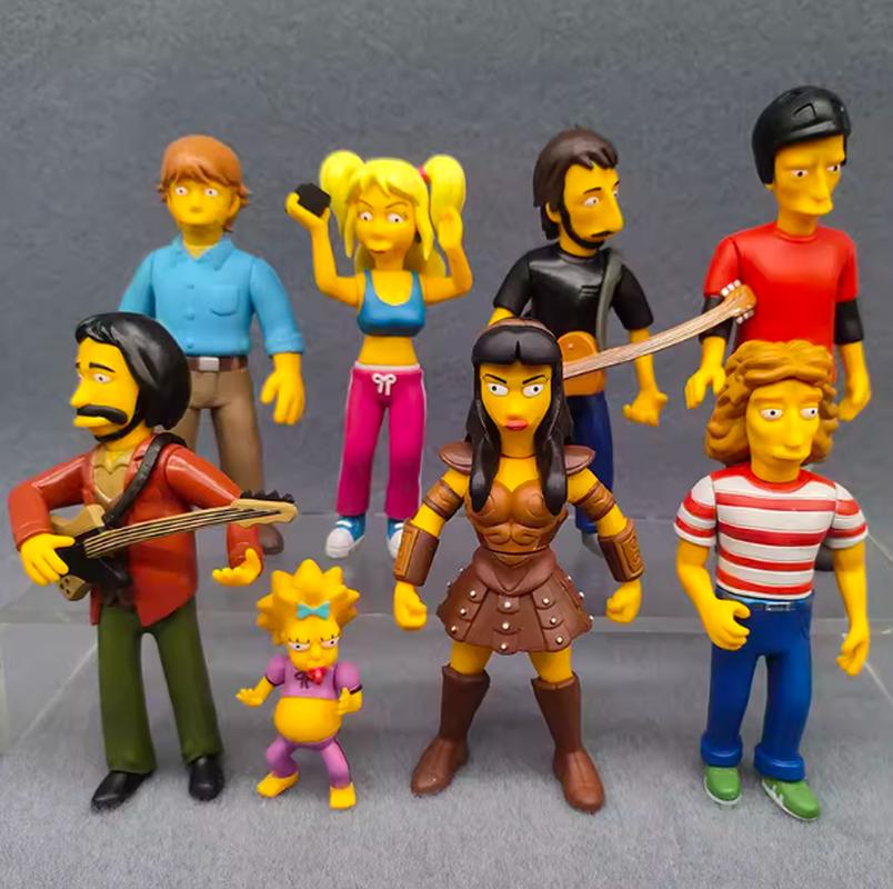 Anime Action Figures Xin Pusen Family Antique Toys Ornaments With Labels Complete Set Kawaii Cool Funny Room Holiday Gifts