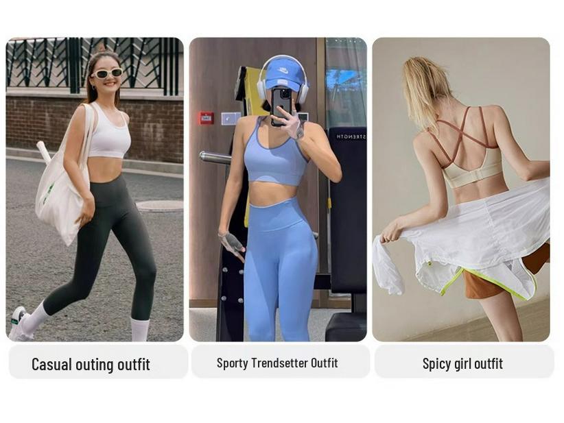 Women's High-Intensity Shockproof Sports Bra for Fitness, Running, and Yoga - Beautiful Back Design