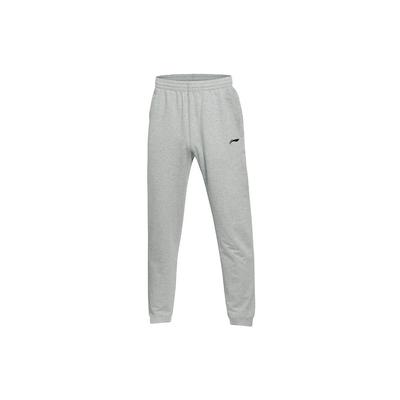 Embroidered Logo Sports Pants Men Bottoms Light-Gray AKLR561-2