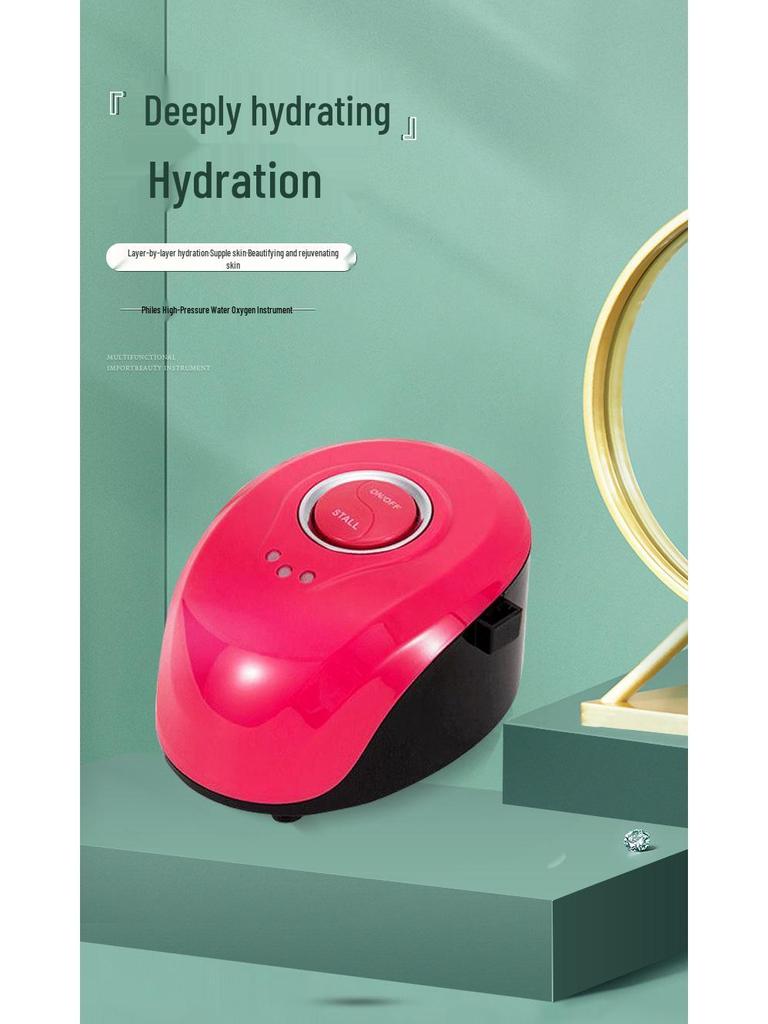 Portable High-Pressure Oxygen Spray for Facial Hydration and Rejuvenation