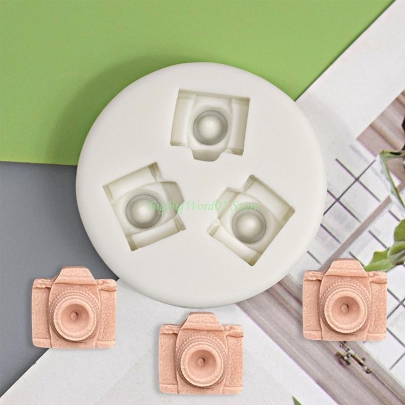 24TE Fondant Chocolate Mould Mini Camera Resin Molds Baking Decorating Mold Nonstick