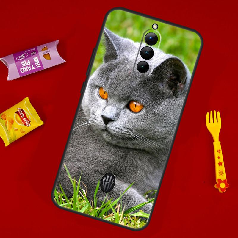 British Shorthair Cat Phone Case For ZTE Nubia Red Magic 11 Pro Plus 10 10S 9 9S 8 8S 6S 7S 6 7 Pro 10 Air Cover