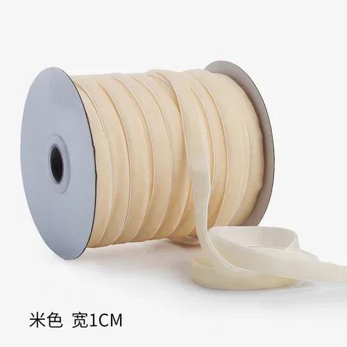 45 Meter 1 cm Samtband Hochzeitsparty Handgemacht Geschenkverpackung Schleifen für Haare DIY Bekleidung Bekleidungszubehör Nähhandwerk Stoff